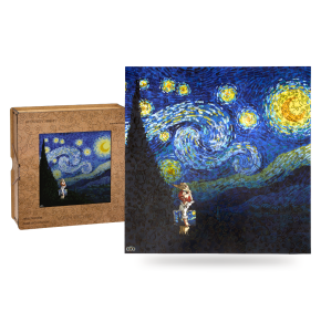 Ван Гог Звёздная ночь 80х80 - фото - 8